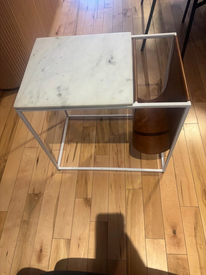Elte Mrkt Marble Magazine Table - photo 3