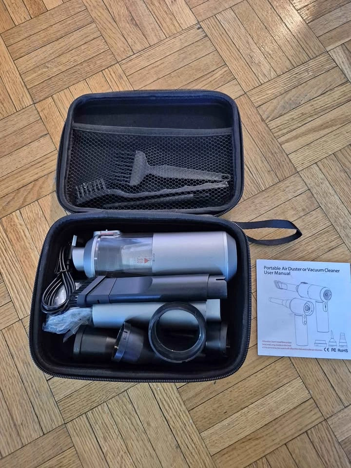 Portable Air Duster Vacuum Cordless Rechargeable Brushless Motor