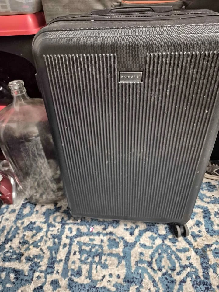Bugatti Black Hardshell Suitcase