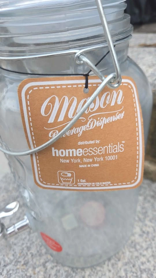 1 Gallon Glass Drink Dispenser - photo 2