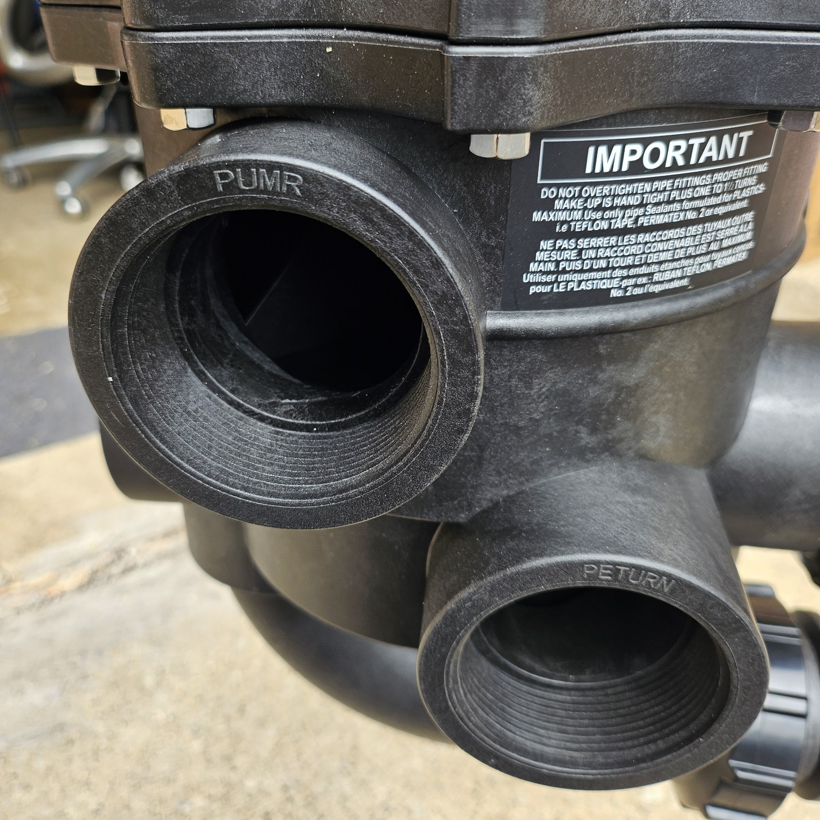 Hayward Vari-Flo XL SP0710XR50 Multiport Valve 1-1/2" - photo 5