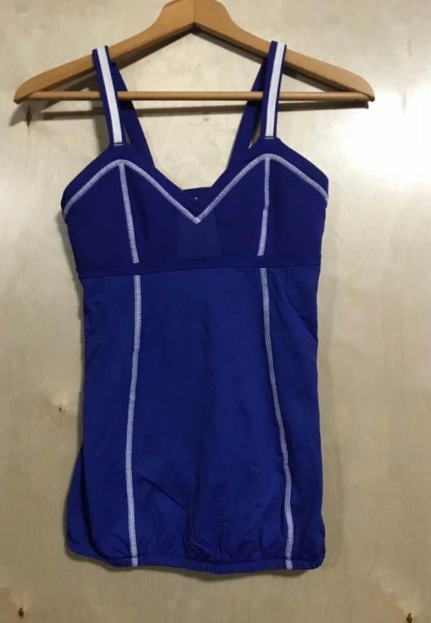 Women's Lululemon Blue Running Tank Top Size 6