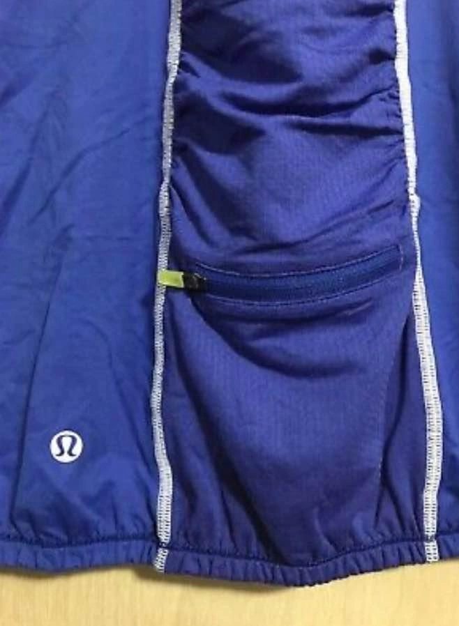 Women's Lululemon Blue Running Tank Top Size 6 - photo 3