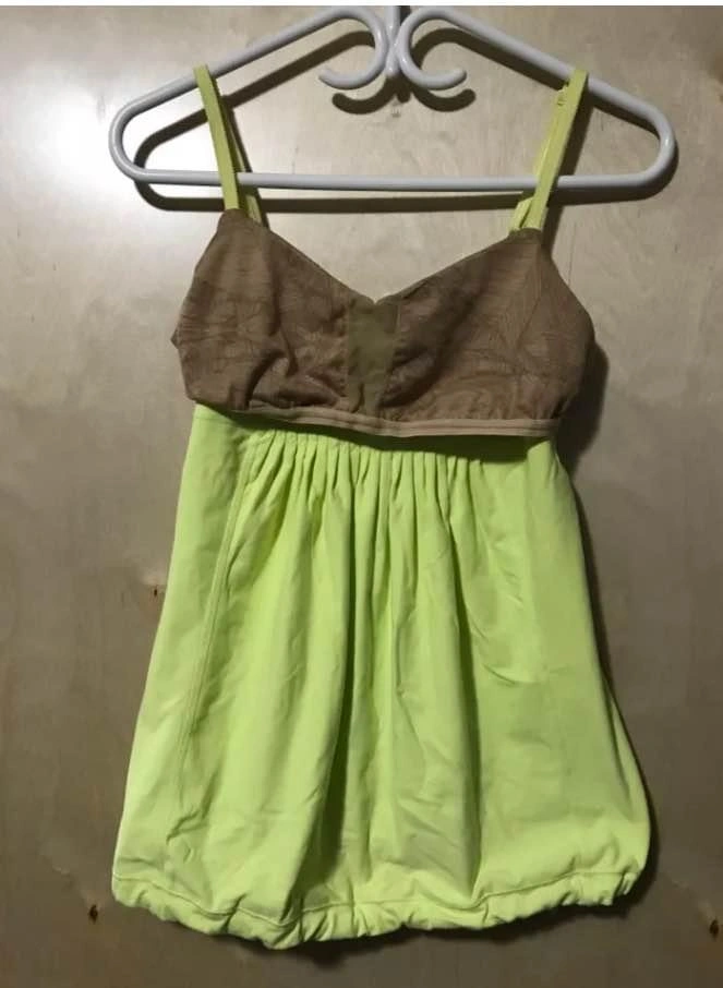 Lululemon Lime Tank Top Size 6 - photo 5