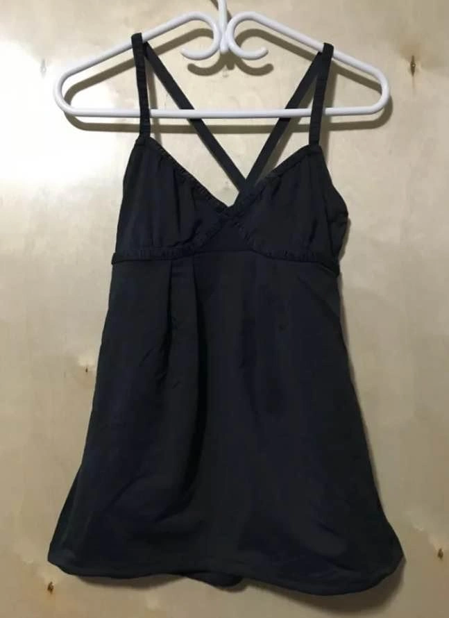 Lululemon Black Criss Cross Tank Top Size 6