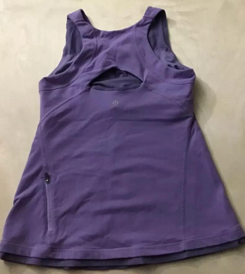 Lululemon Tank Top Sports Bra Size 6 Light Purple - photo 2