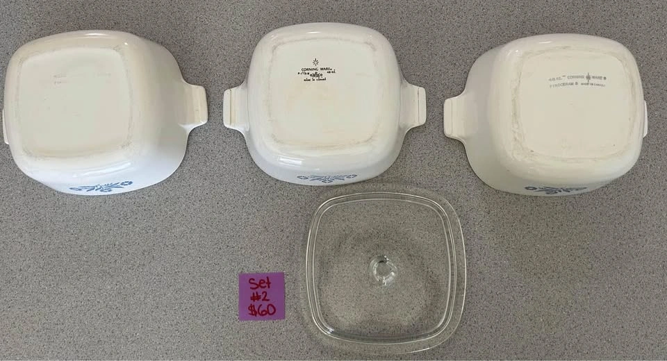 Vintage Blueflower Corning Ware Set #2 - $60 - photo 5