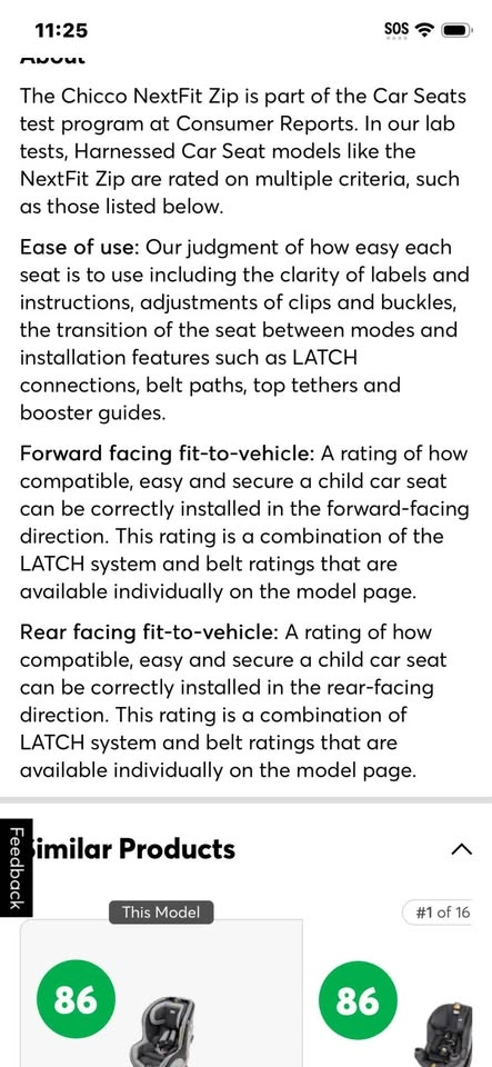 Chico Extend To Fit Convertible Car Seat - photo 4