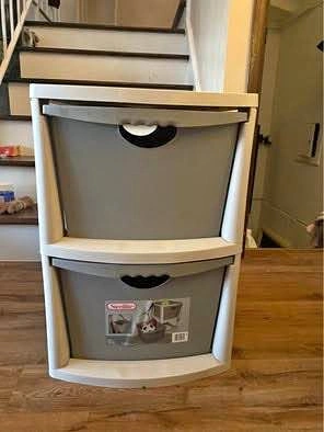 Sterilite 2-Drawer Storage Unit