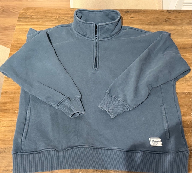 Herschel Supply Co. Quarter Zip Pullover Sweatshirt