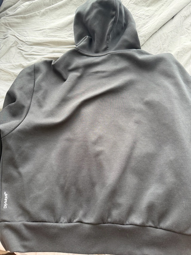 "DryMove" Men's Activewear Black Hoodie - Size L - photo 4