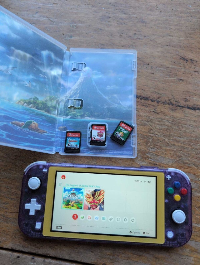 Nintendo Switch Lite with 3 Games