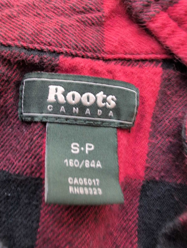 Roots Flannel Shirt woman's small - photo 2