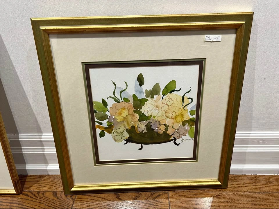 Original Floral Watercolor Painting by Maya Eventov