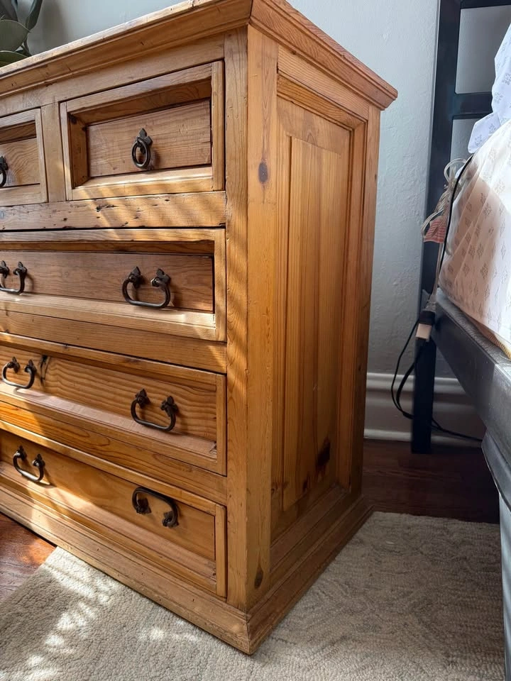 Solid Wood Rustic Bedroom Set - photo 5