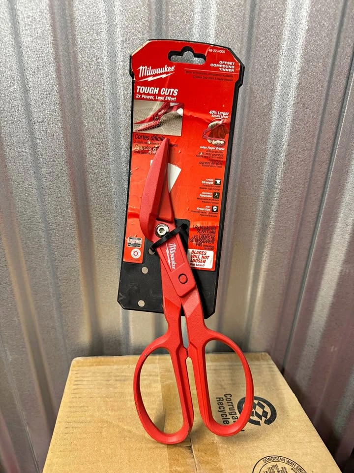 Milwaukee Offset Compound Tinner Snips