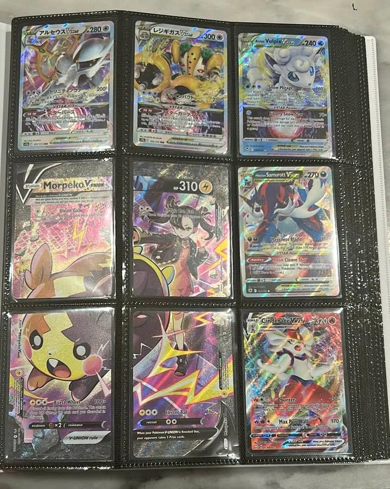 Pokemon Binder, exs, gxs, vs, aces, and more