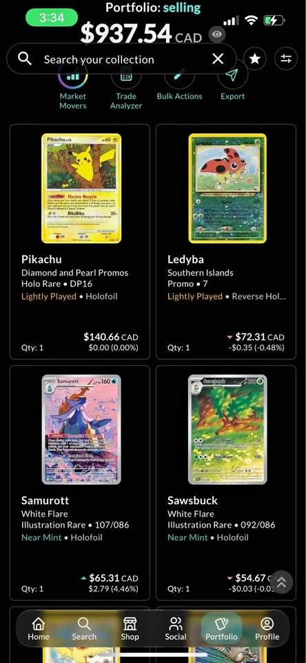 Selling Pokemon Cards