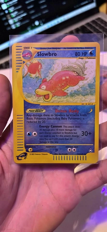 Slowbro Aquapolis Reverse Holo