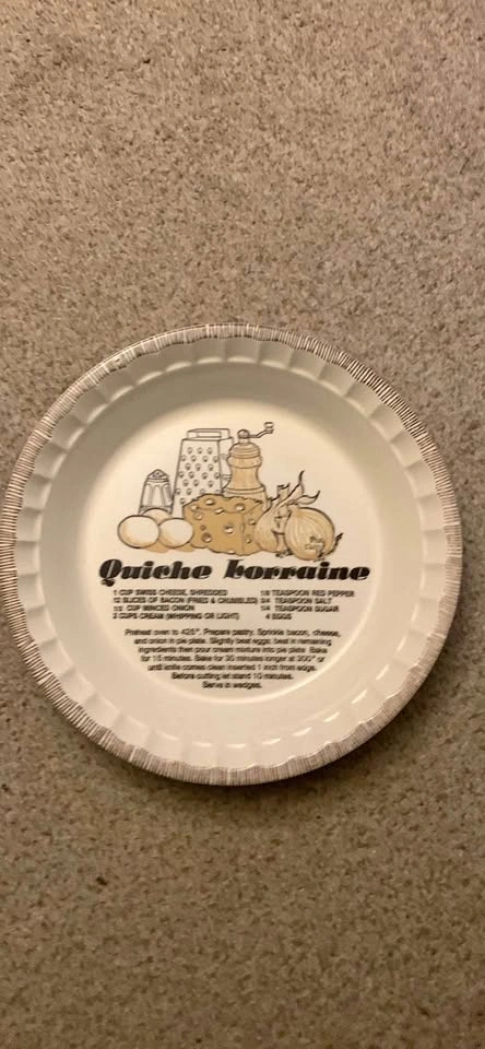 Royal China Quiche Lorraine Baking Dish! Offers !