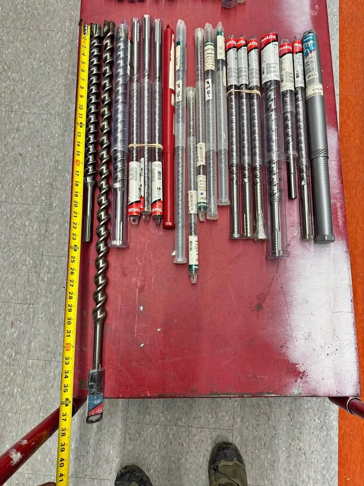 Makita & Metabo SDS Plus 6-Cutter Heavy Duty Bits