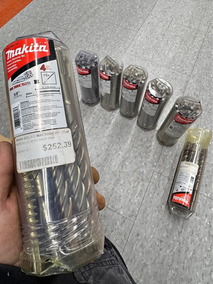 Makita SDS PLUS 4 CUTTER BITS for rotary hammer drills