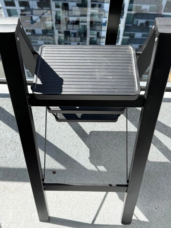 3 Step Folding Ladder Safety Step Stool 150kg Capacity - photo 5