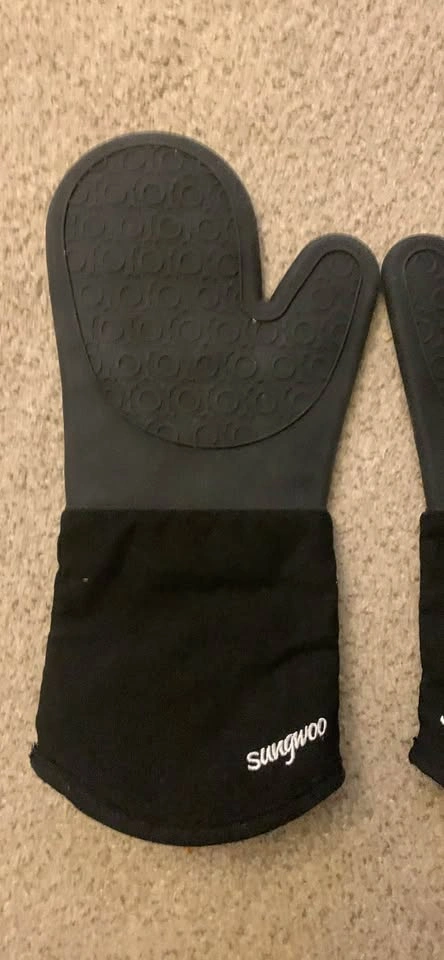 Sungwoo Extra Long Silicone Oven Mitts - Heat Resistant - photo 4
