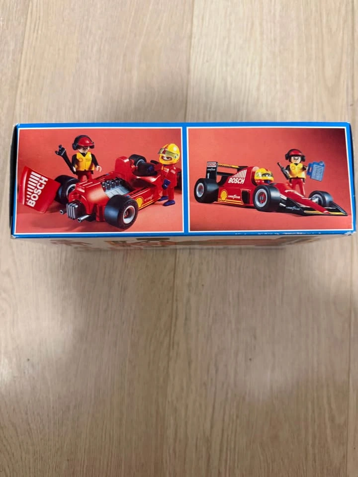 Vintage Playmobil 3603 Formula 1 Race Car Shell Bosch Sealed NIB - photo 2