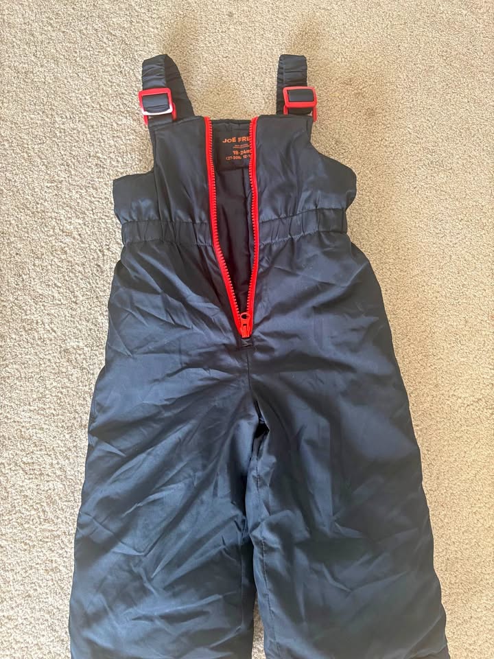 Snow pants 18-24 months and free snow coat 24 months