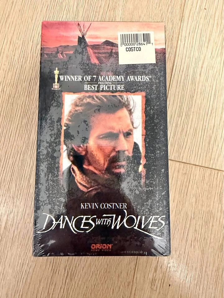 Dances With Wolves VHS Factory Sealed Kevin Costner
