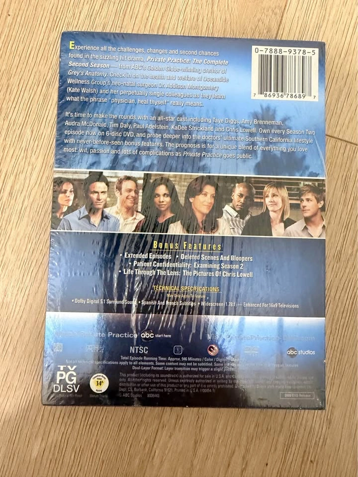 Private Practice Season 2 DVD - Grey's Anatomy Spin Off - photo 2