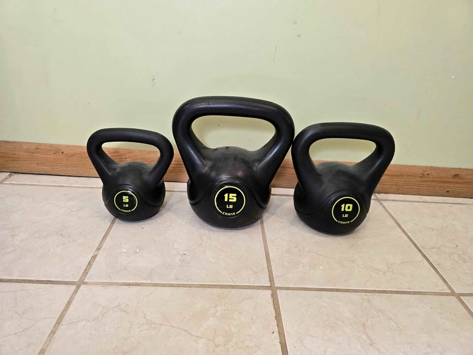 Home Gym Bundle - Adjustable Dumbbells 40lbs + Kettlebells + Pul