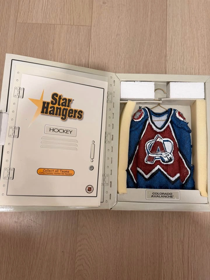 Star Hangers Colorado Avalanche Mini Jersey NHL Collectible Disp - photo 2
