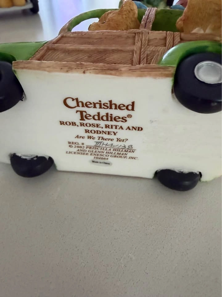 Cherished Teddies Figurines Lot Of 3 Fire Truck John Deere Tract - photo 5