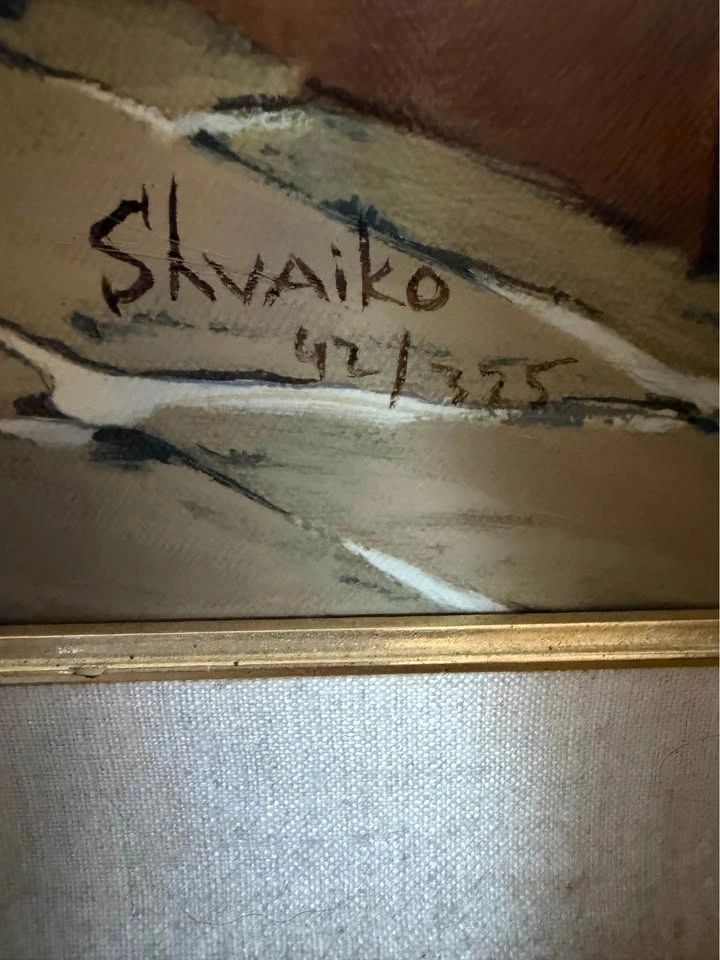 Victor Shvaiko Carrer De Catalonia Canvas 42/325 Framed - photo 5
