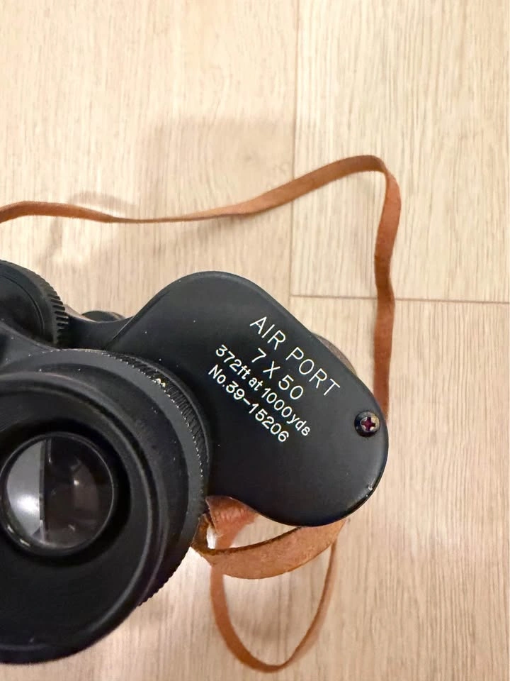 Vintage Eikow Air Port 7x50 Coated Lens Binoculars Japan Wide An - photo 4