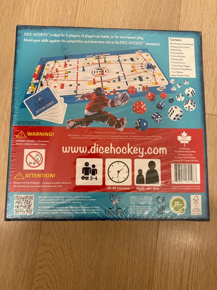 Dice Hockey First Edition Board Game SEALED 2023 - photo 2