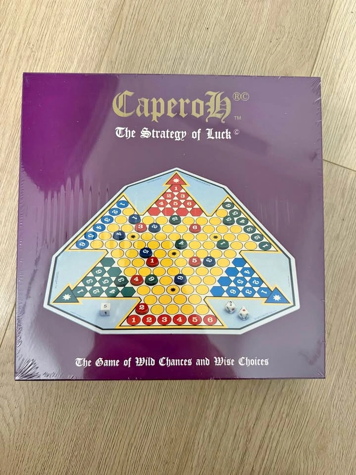 Caperoh The Strategy Of Luck Board Game 1988 SEALED Vintage