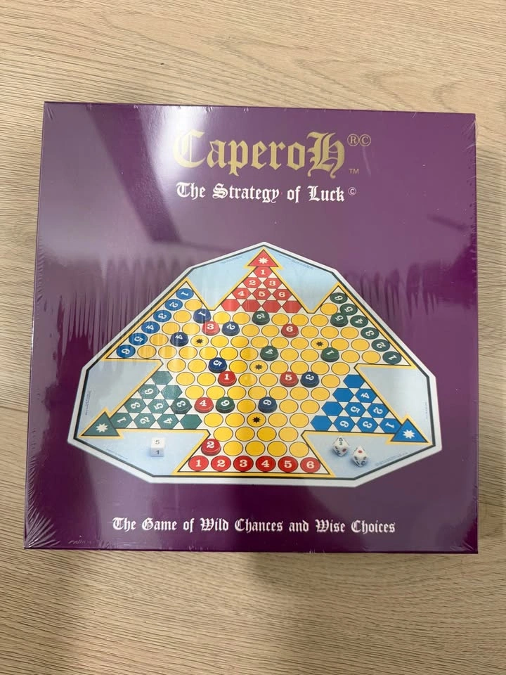 Caperoh The Strategy Of Luck Board Game 1988 SEALED Vintage - photo 3