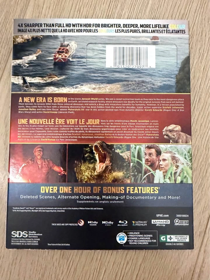 Jurassic World Rebirth 4K Collectors Edition w/ Slipcover - photo 2