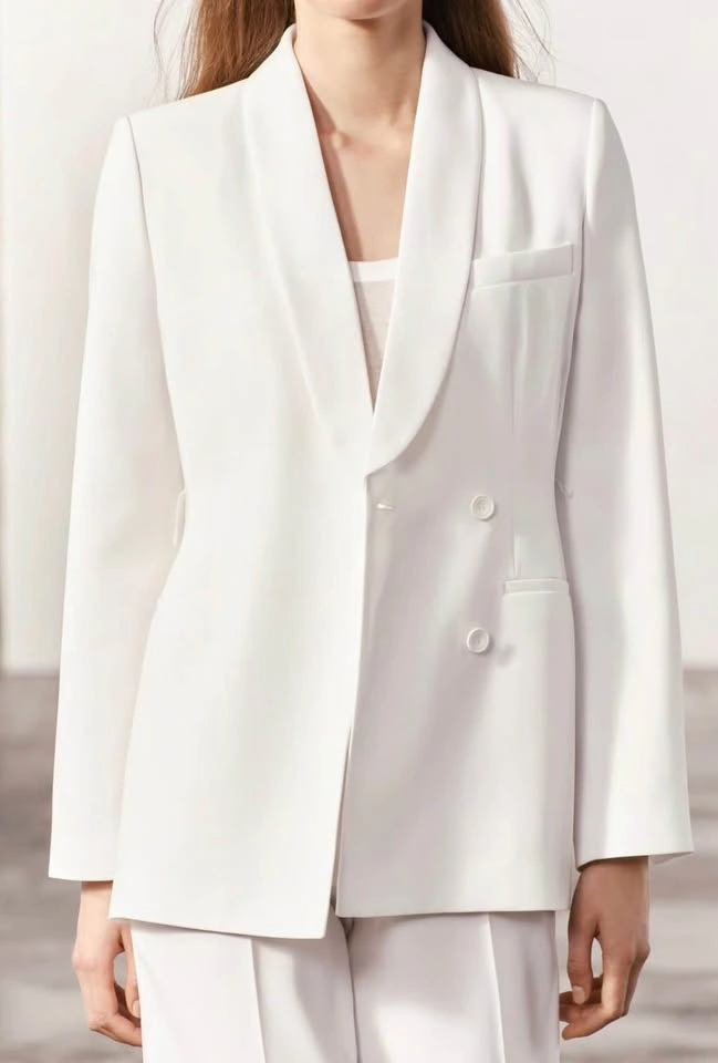 Zara Tuxedo White with Belt - photo 2