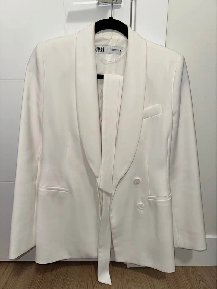 Zara Tuxedo White with Belt - photo 5