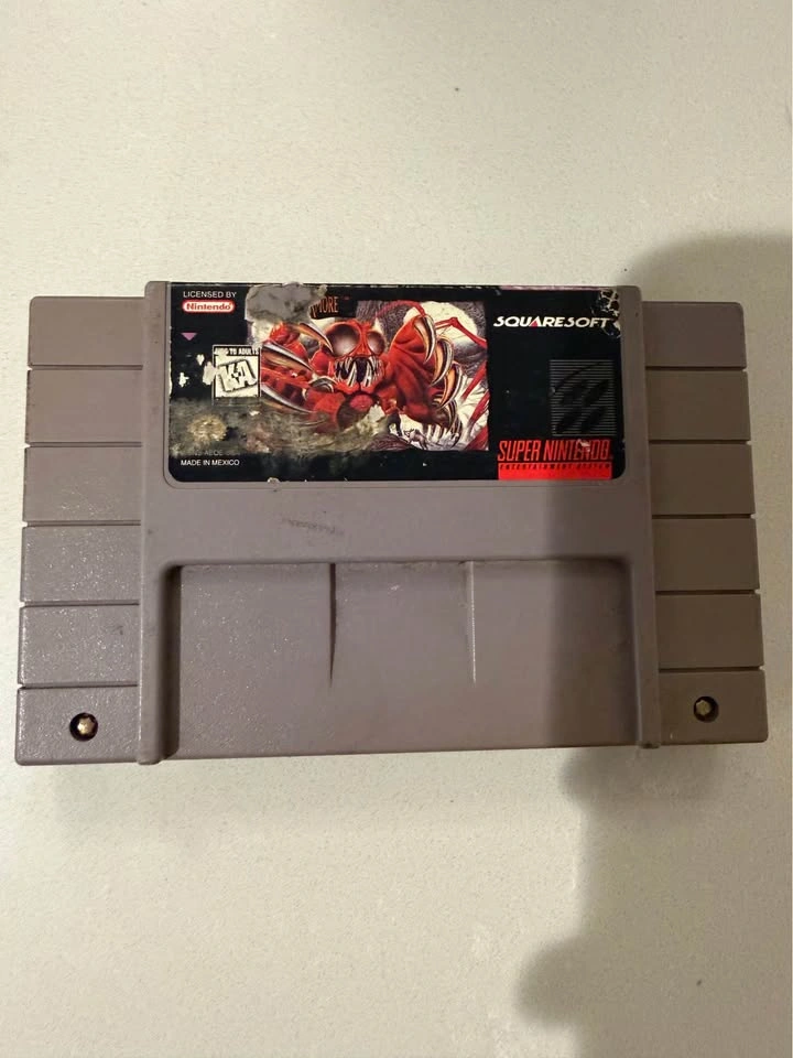 Secret of Evermore + Super Soccer Champ SNES Game Lot - photo 2