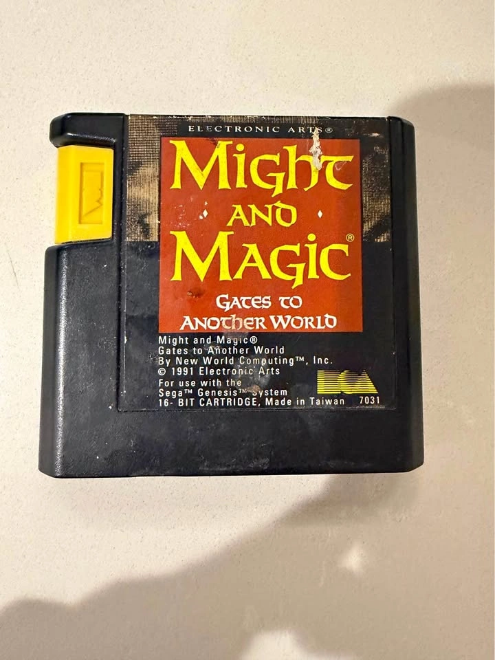 Might and Magic Gates to Another World Sega Genesis Tested EA
