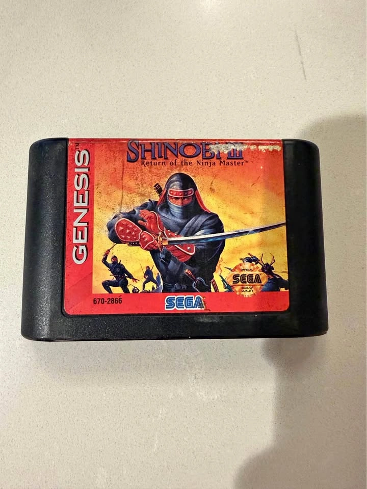 Shinobi III Return of the Ninja Master Sega Genesis Game Cartrid