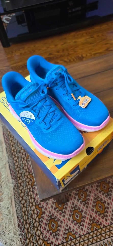 Skechers Summits Plus-Light Speed Slip-ins Women's 7 Blue Pink - photo 2
