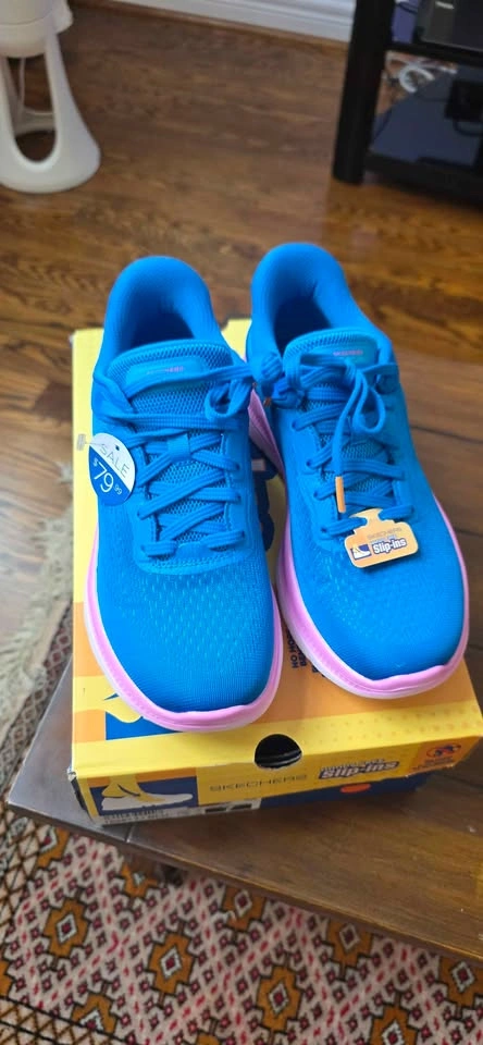 Skechers Summits Plus-Light Speed Slip-ins Women's 7 Blue Pink - photo 4
