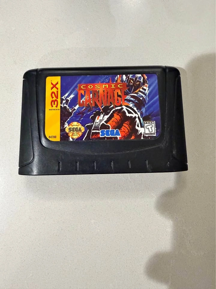Cosmic Carnage Sega 32X Authentic Cartridge Only Tested Working