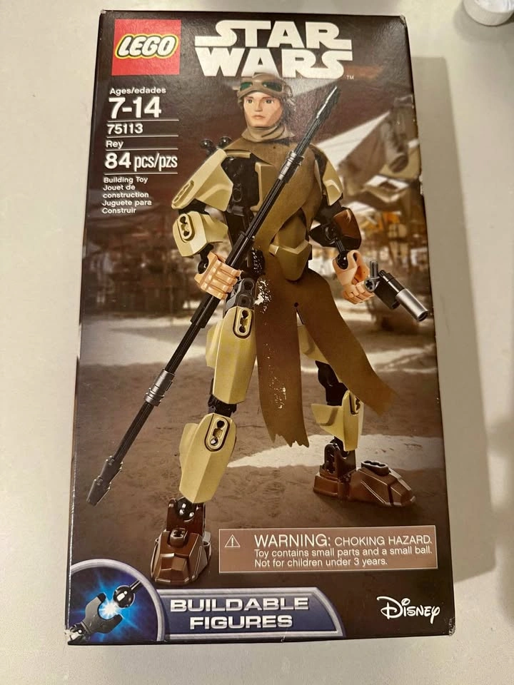 LEGO Star Wars Rey 75113 Buildable Figure Complete w/ Box Disney